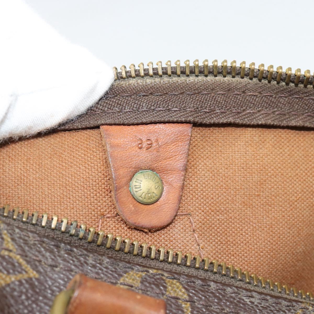 LOUIS VUITTON Monogram Speedy 25 Hand Bag M41528 LV Auth hk3902