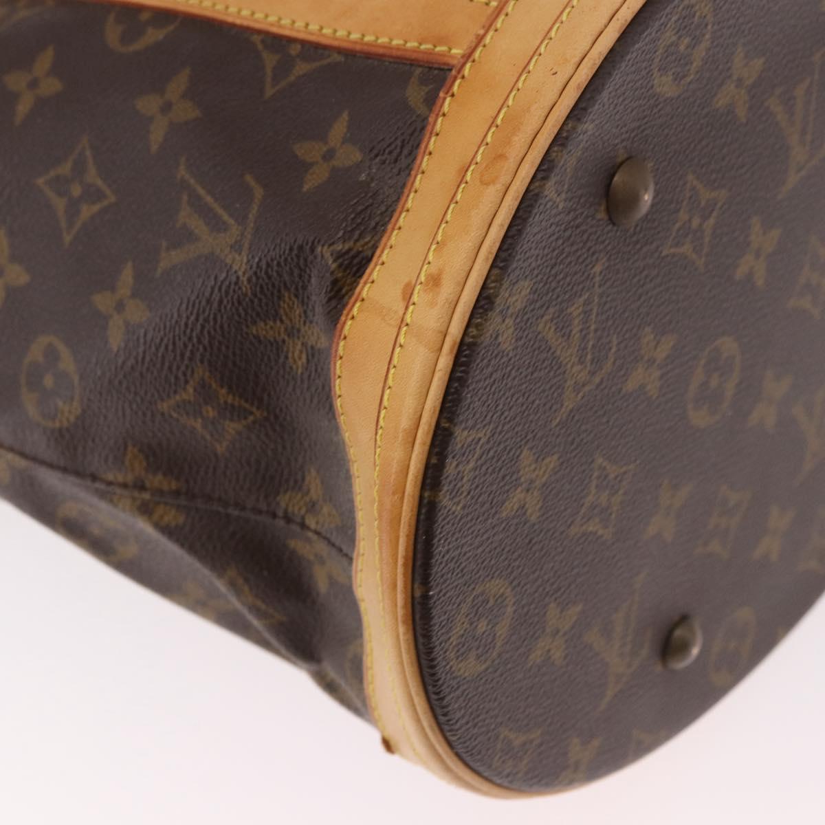 LOUIS VUITTON Monogram Bucket GM Shoulder Bag M42236 LV Auth hk3903