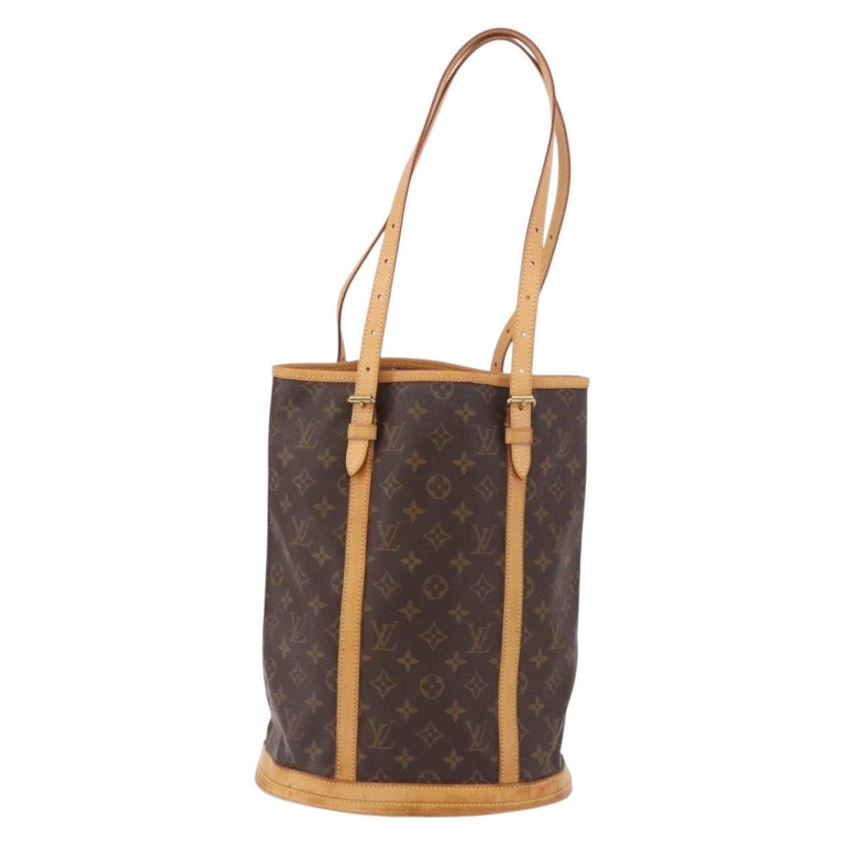 LOUIS VUITTON Monogram Bucket GM Shoulder Bag M42236 LV Auth hk3903