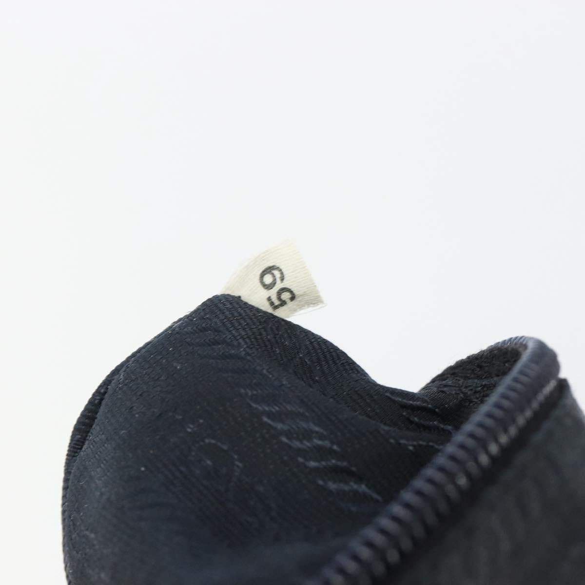 PRADA Backpack Nylon Navy Silver Auth hk3905