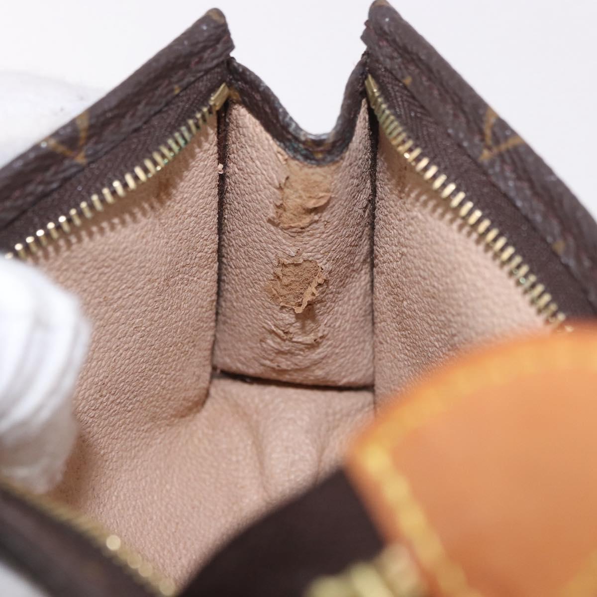 LOUIS VUITTON Monogram Poche Toilette 15 Pouch M47546 LV Auth hk3907