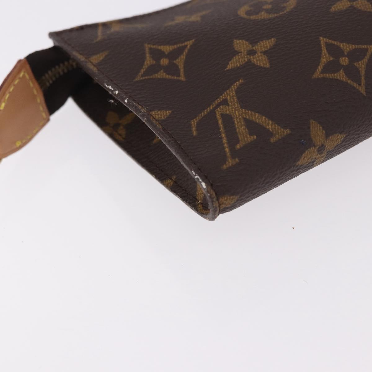 LOUIS VUITTON Monogram Bucket GM Accessory Pouch LV Auth hk3908