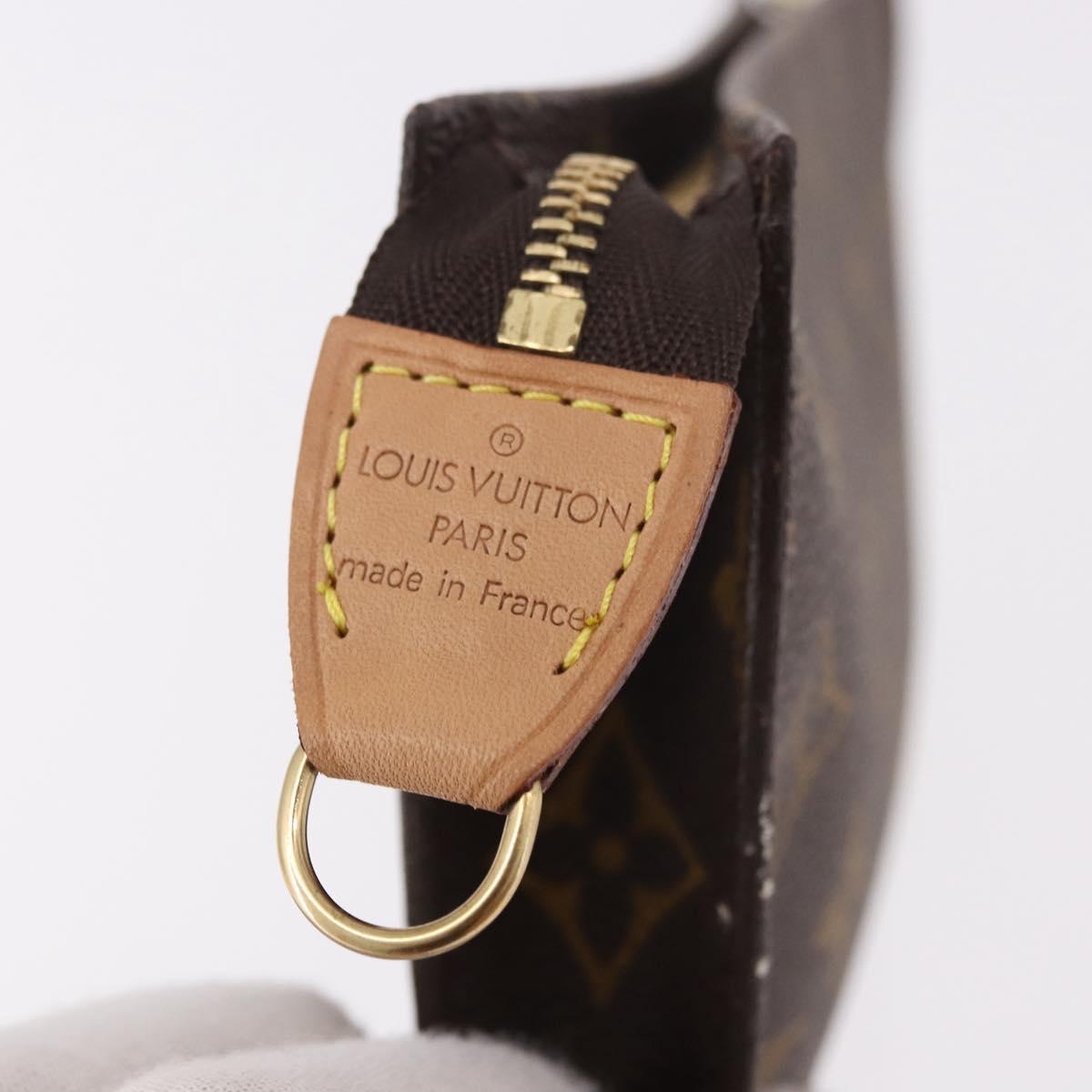 LOUIS VUITTON Monogram Bucket GM Accessory Pouch LV Auth hk3908