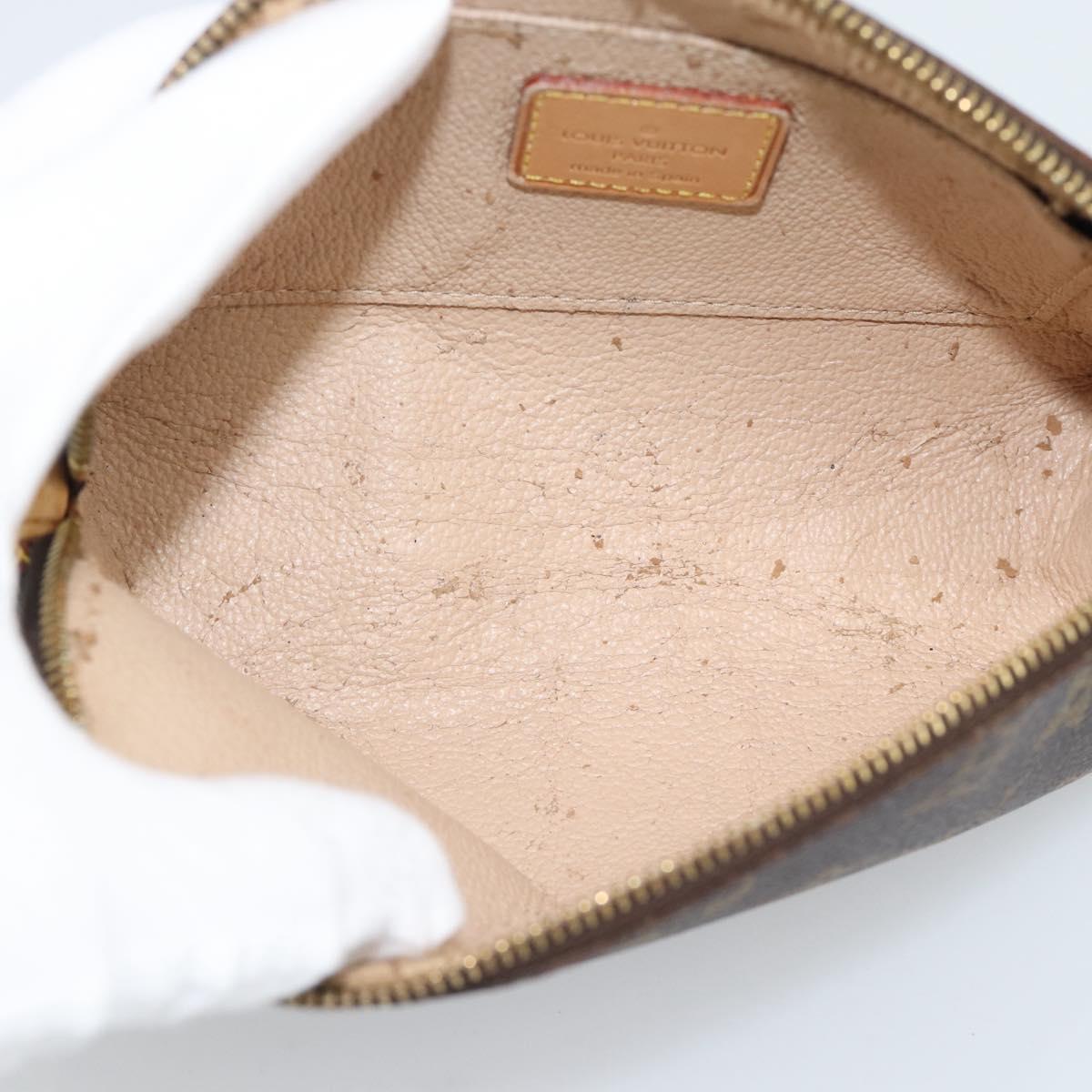 LOUIS VUITTON Monogram Pochette Cosmetic PM Pouch M43998 LV Auth hk3910