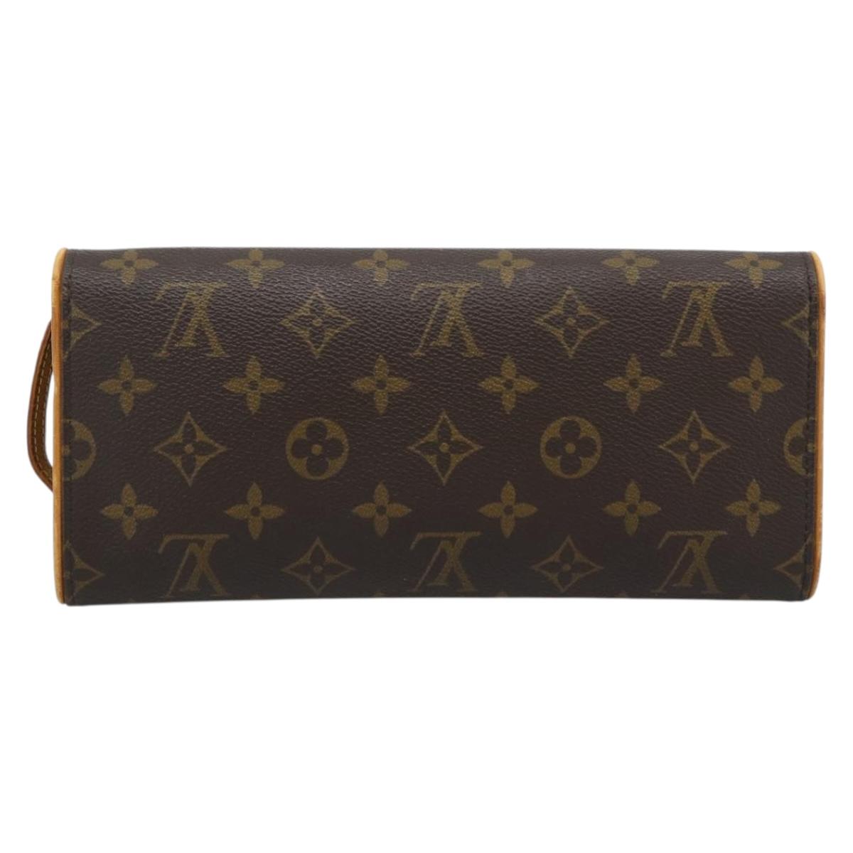 LOUIS VUITTON Monogram Pochette Twin GM Shoulder Bag M51852 LV Auth hk3915