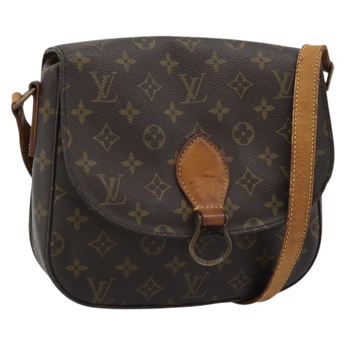 LOUIS VUITTON Monogram Saint Cloud GM Shoulder Bag M51242 LV Auth hk3916