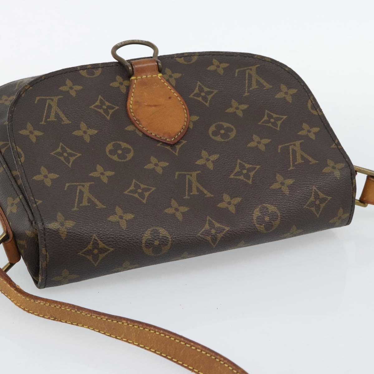 LOUIS VUITTON Monogram Saint Cloud GM Shoulder Bag M51242 LV Auth hk3916