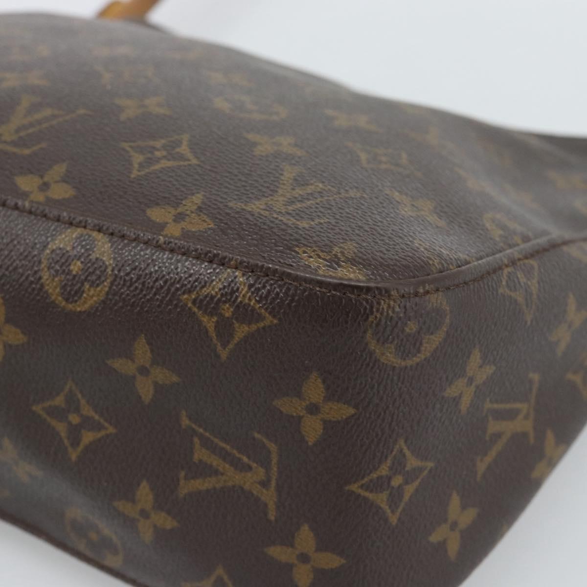 LOUIS VUITTON Monogram Looping MM Shoulder Bag M51146 LV Auth hk3918