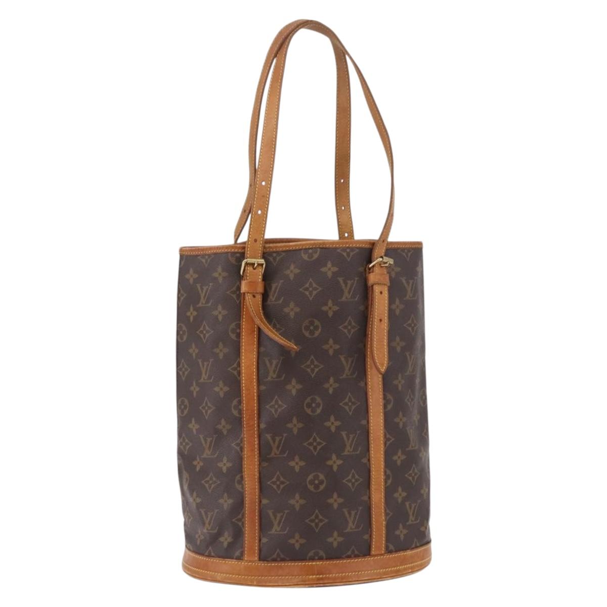 LOUIS VUITTON Monogram Bucket GM Shoulder Bag M42236 LV Auth hk3919