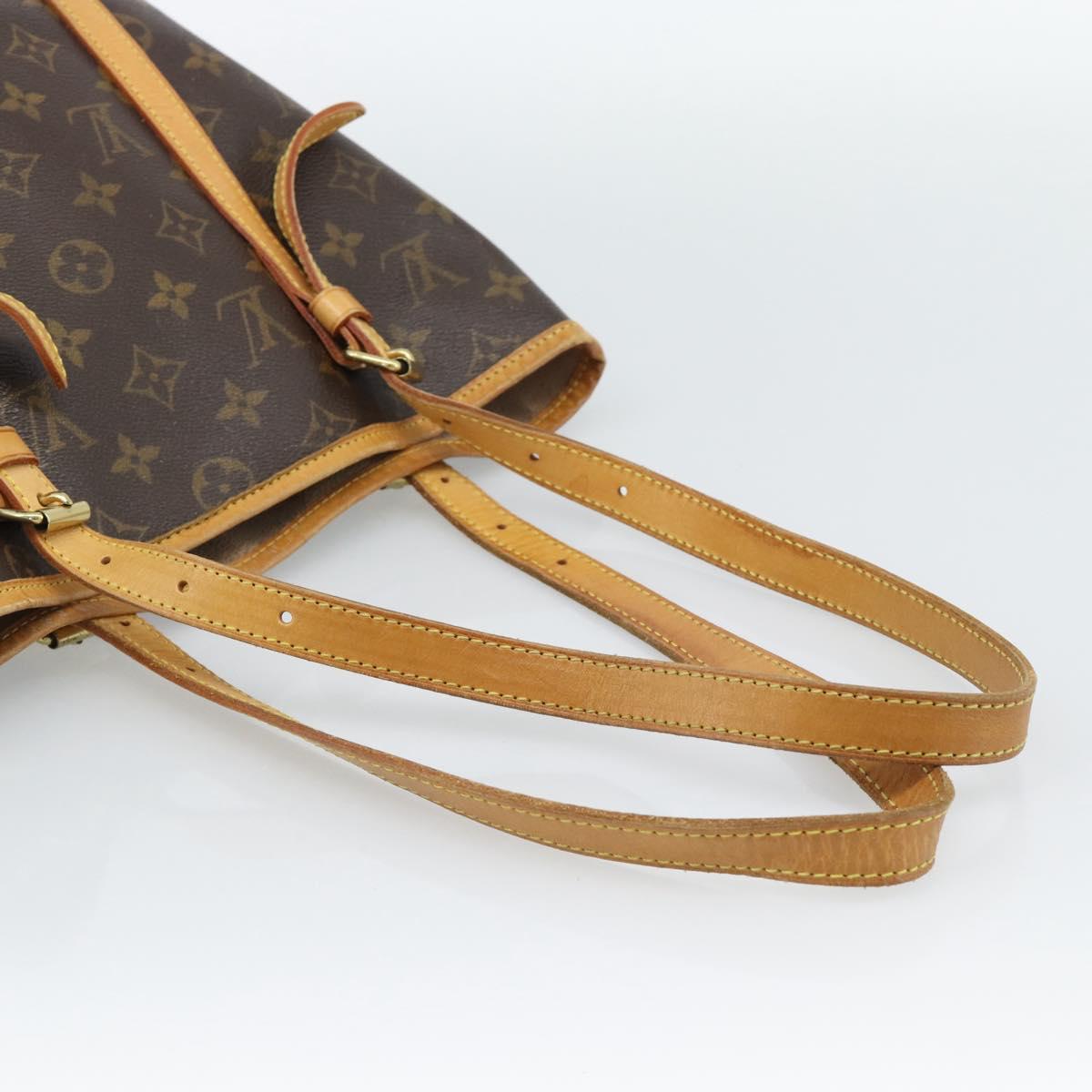 LOUIS VUITTON Monogram Bucket GM Shoulder Bag M42236 LV Auth hk3920