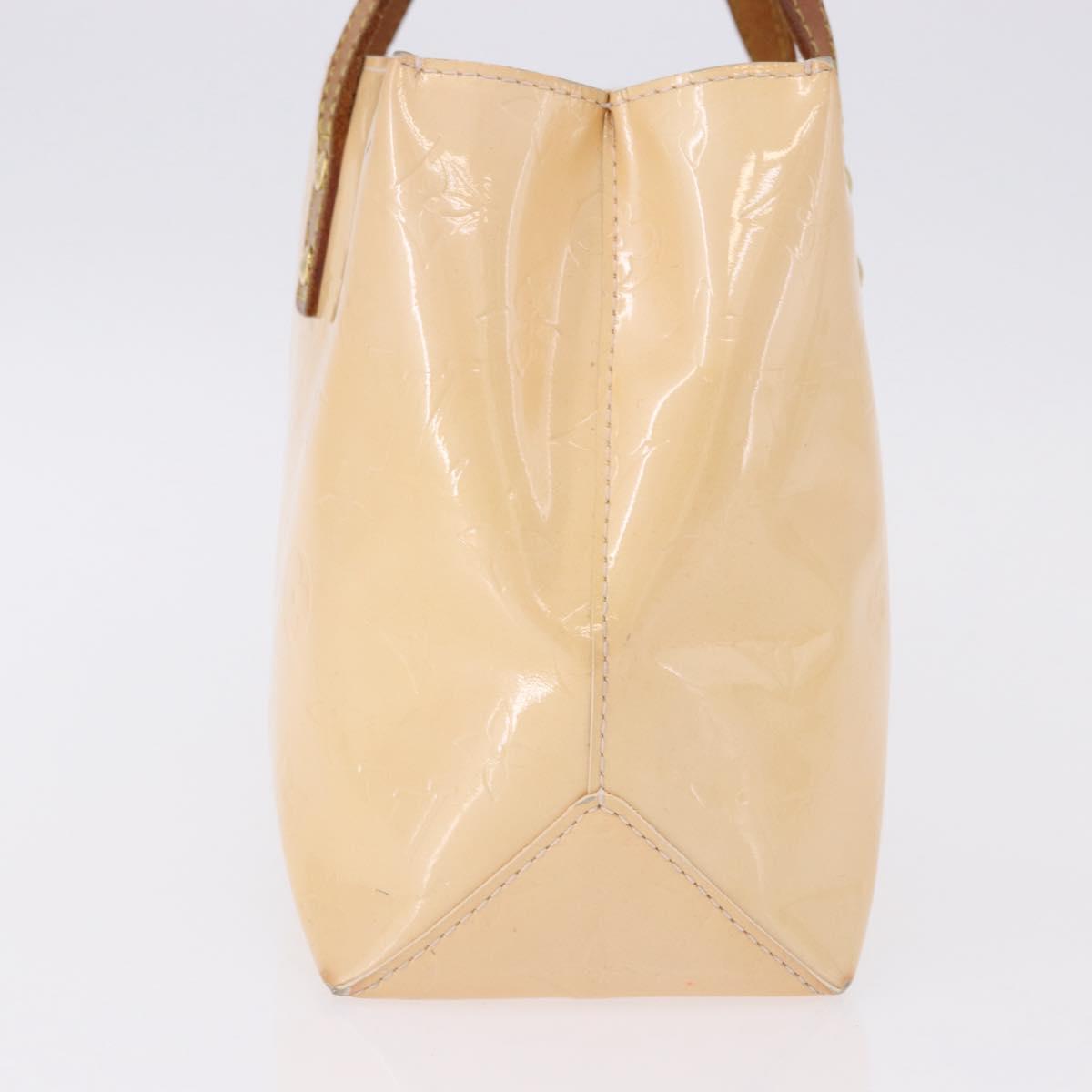 LOUIS VUITTON Monogram Vernis Reade PM Bag Marshmallow Pink M91306 Auth hk3933