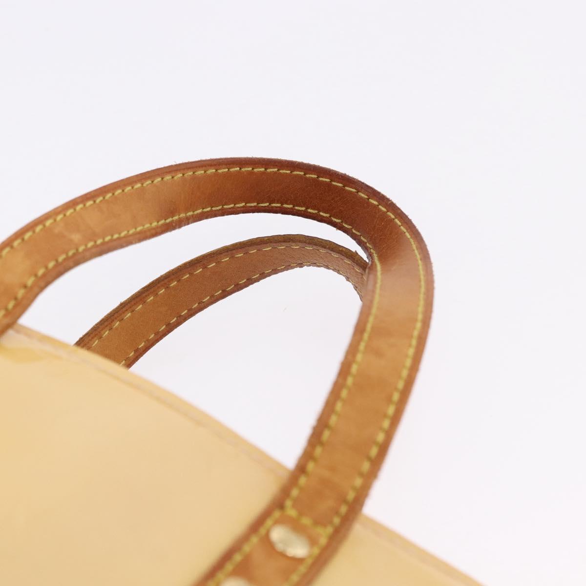 LOUIS VUITTON Monogram Vernis Reade PM Bag Marshmallow Pink M91306 Auth hk3934
