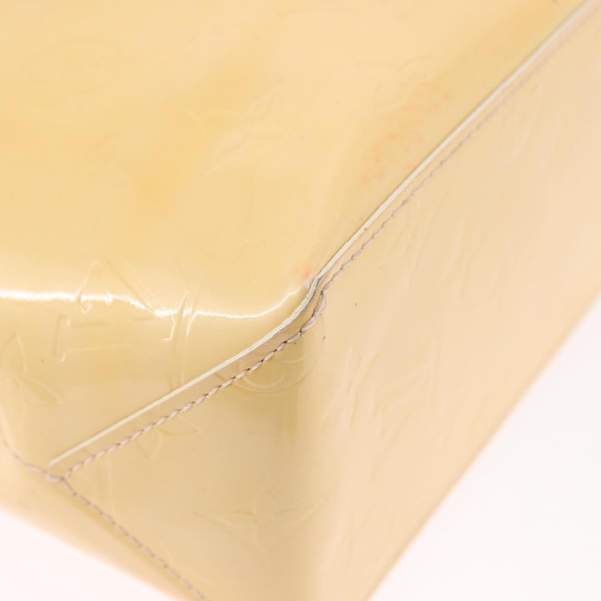 LOUIS VUITTON Monogram Vernis Reade PM Bag Marshmallow Pink M91306 Auth hk3934