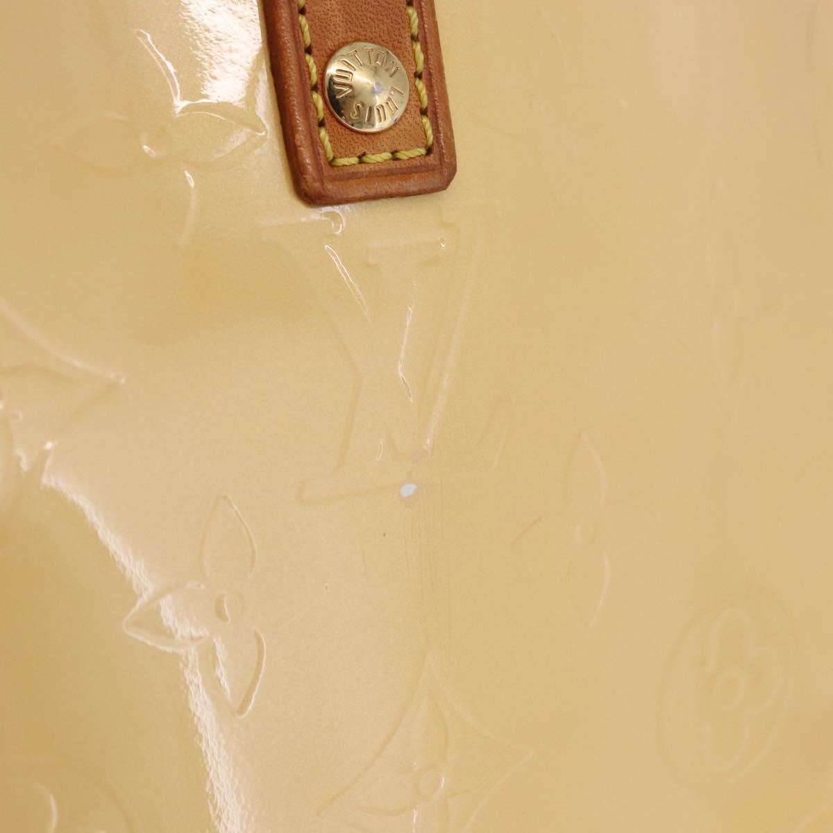 LOUIS VUITTON Monogram Vernis Reade PM Bag Marshmallow Pink M91306 Auth hk3934