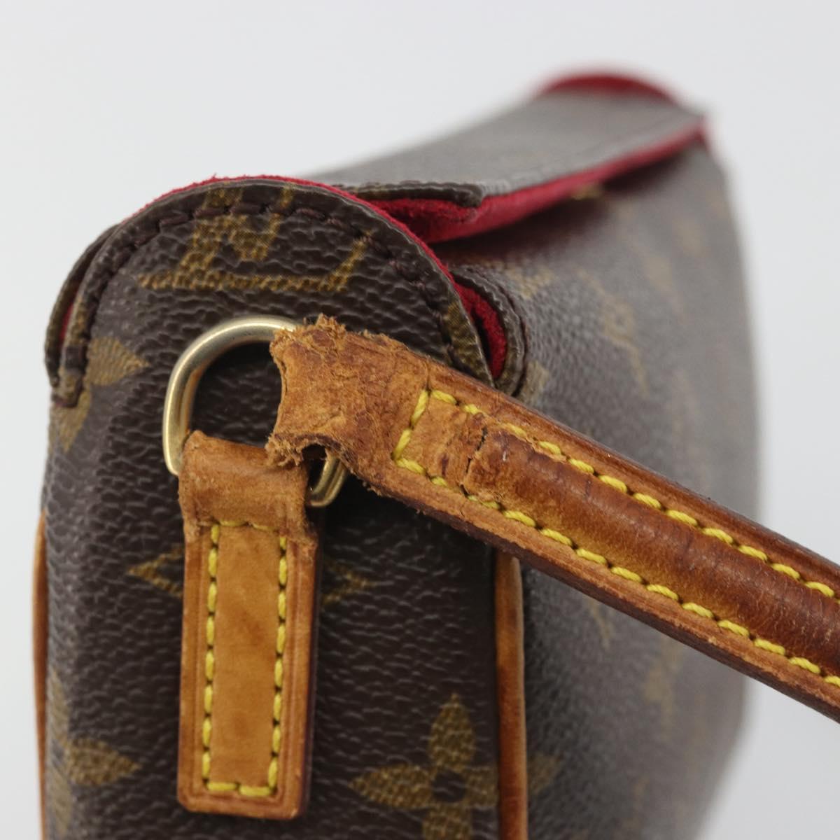 LOUIS VUITTON Monogram Recital Hand Bag M51900 LV Auth hk3938