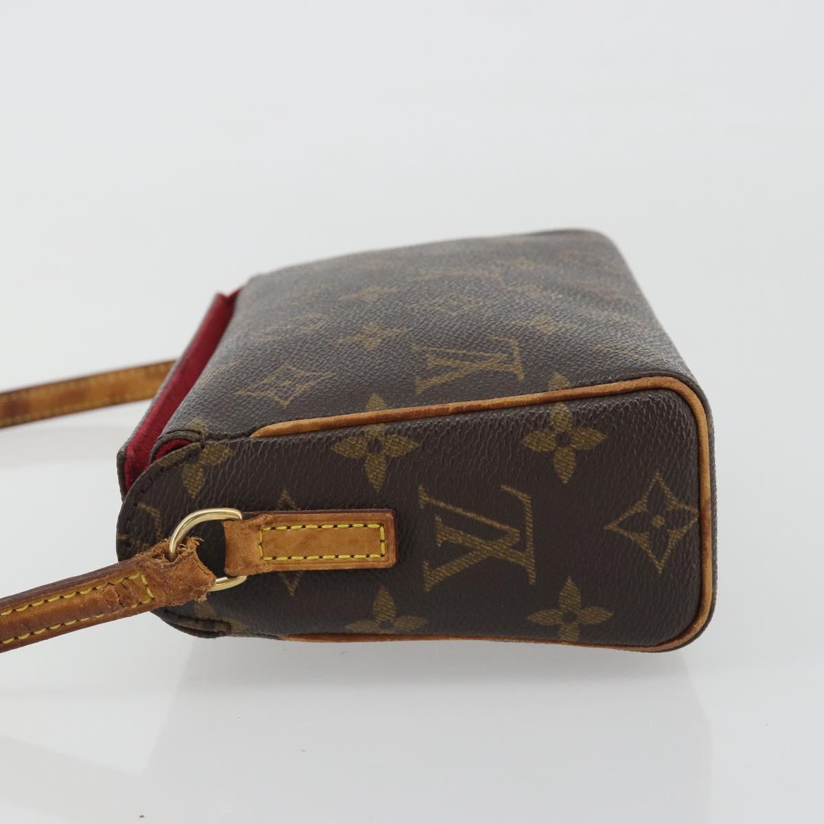 LOUIS VUITTON Monogram Recital Hand Bag M51900 LV Auth hk3938