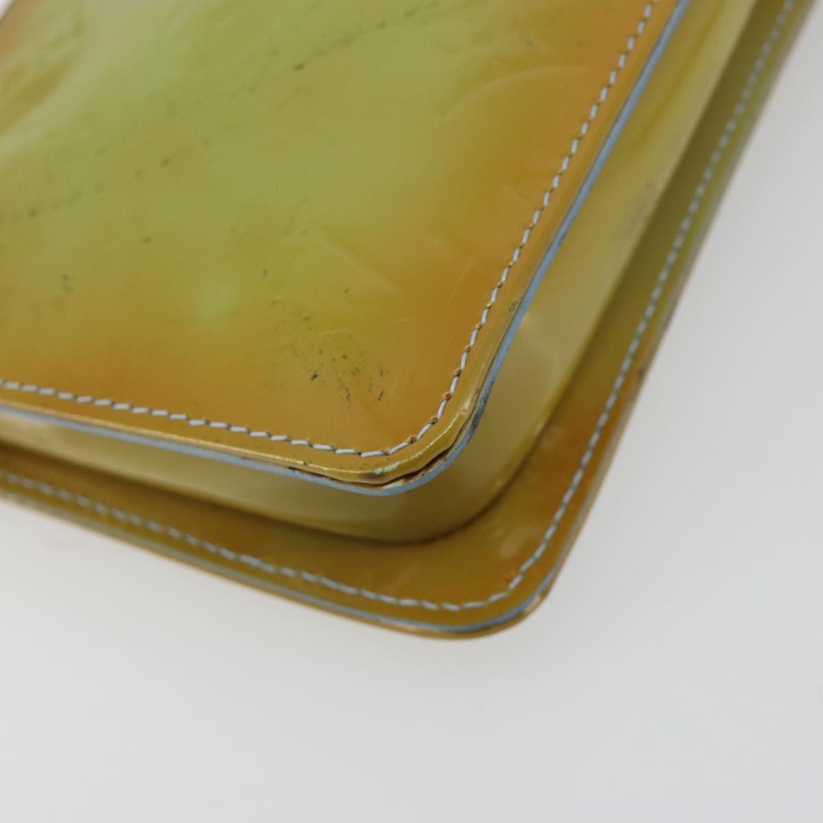 LOUIS VUITTON Monogram Vernis Lexington Pouch Baby Blue M91011 LV Auth hk3939