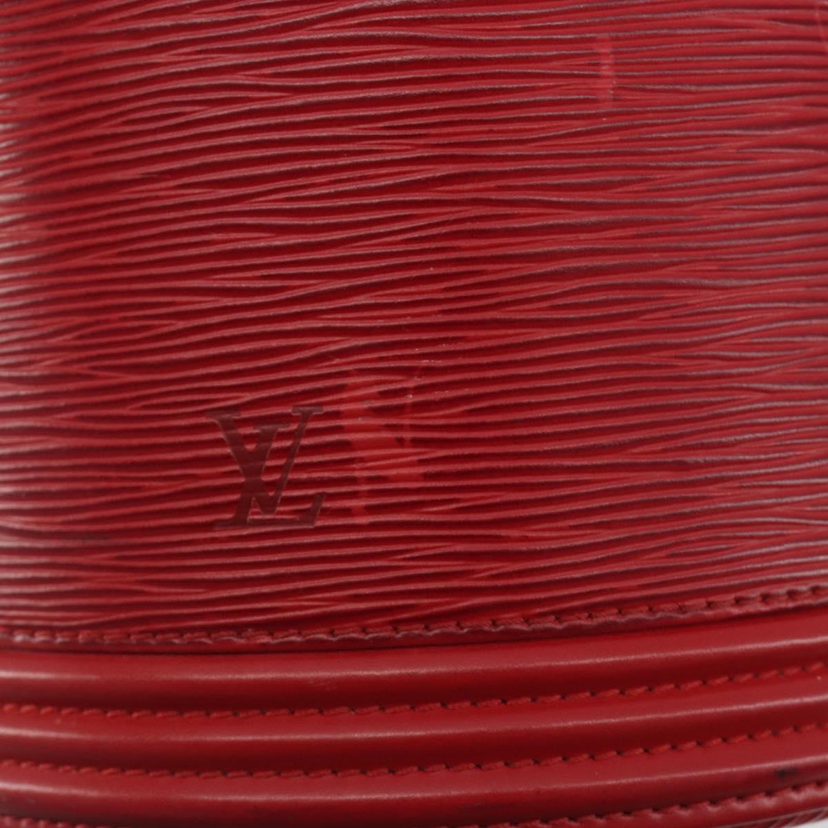 LOUIS VUITTON Epi Cannes Hand Bag Red M48037 LV Auth hk3944