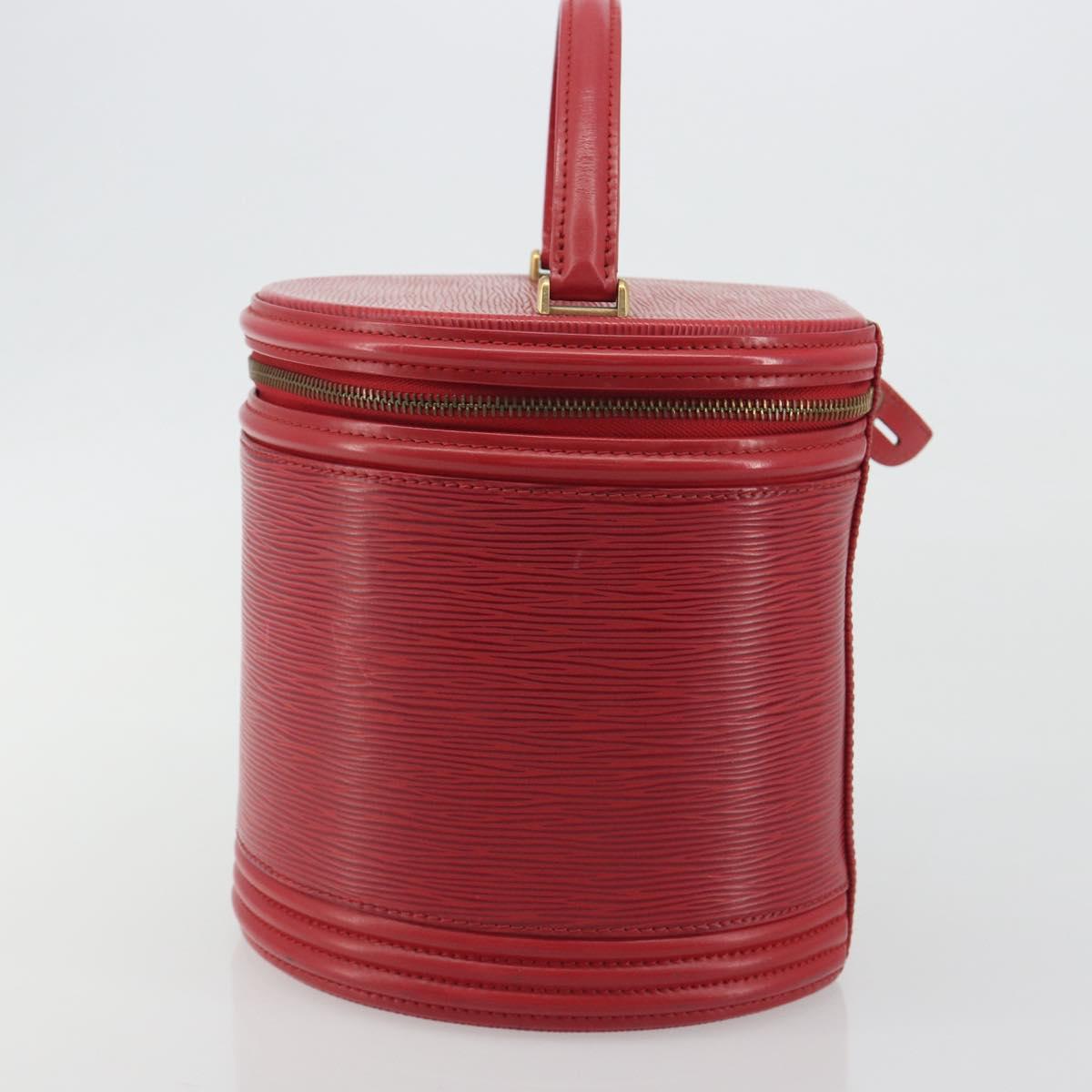 LOUIS VUITTON Epi Cannes Hand Bag Red M48037 LV Auth hk3944