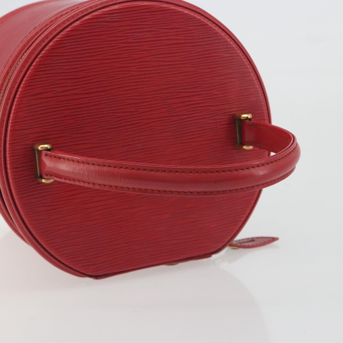 LOUIS VUITTON Epi Cannes Hand Bag Red M48037 LV Auth hk3944