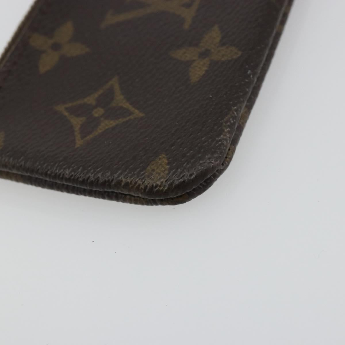 LOUIS VUITTON Monogram Pochette Cles Coin Purse M62650 LV Auth hk3946