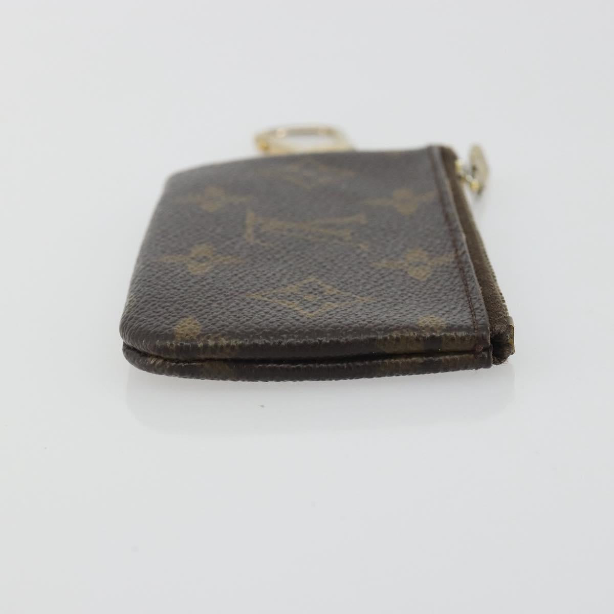 LOUIS VUITTON Monogram Pochette Cles Coin Purse M62650 LV Auth hk3946