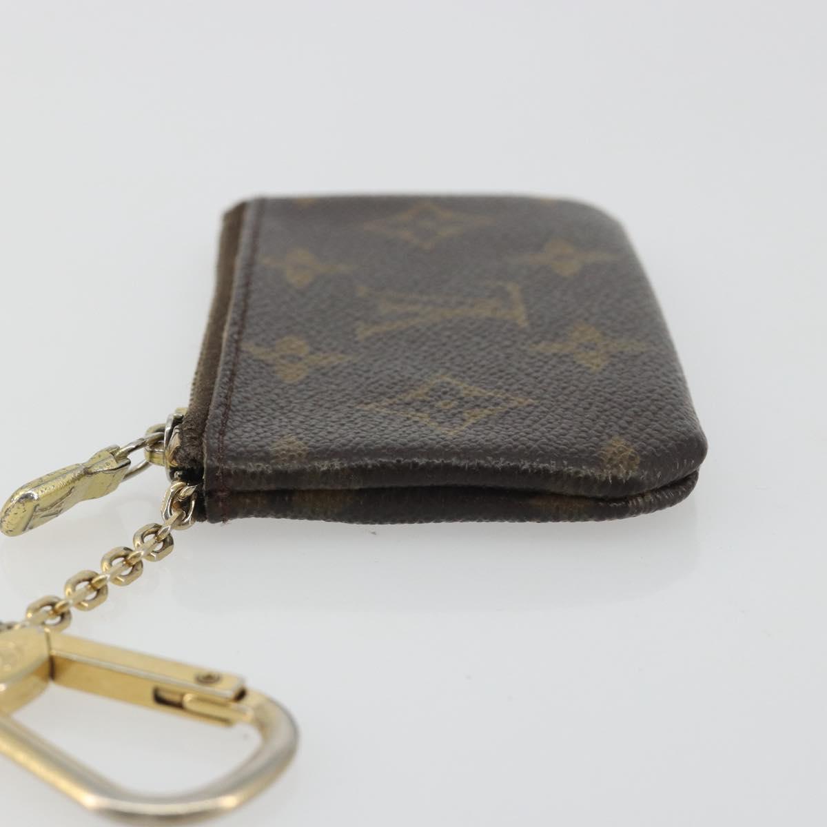 LOUIS VUITTON Monogram Pochette Cles Coin Purse M62650 LV Auth hk3946