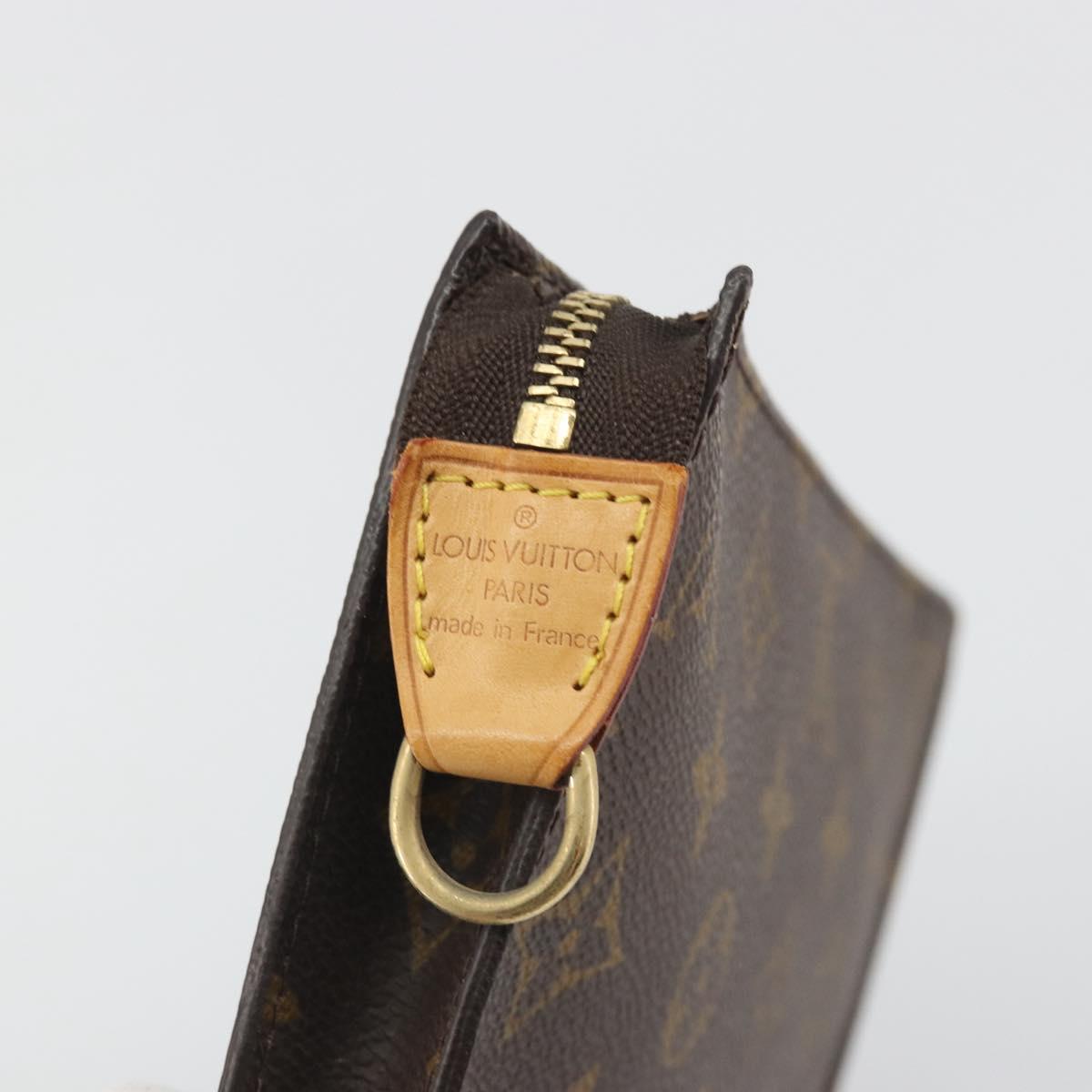 LOUIS VUITTON Monogram Bucket GM Accessory Pouch LV Auth hk3951