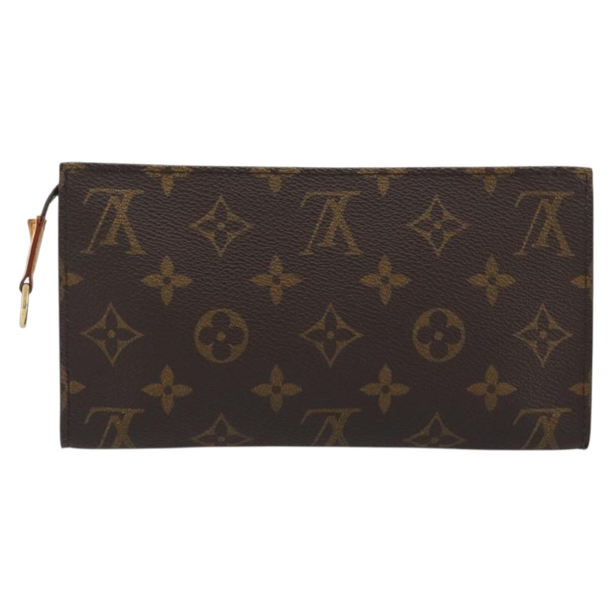 LOUIS VUITTON Monogram Bucket GM Accessory Pouch LV Auth hk3951
