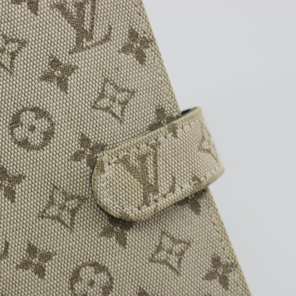 LOUIS VUITTON Monogram Mini Agenda PM Day Planner Cover Khaki R20911 Auth hk3953
