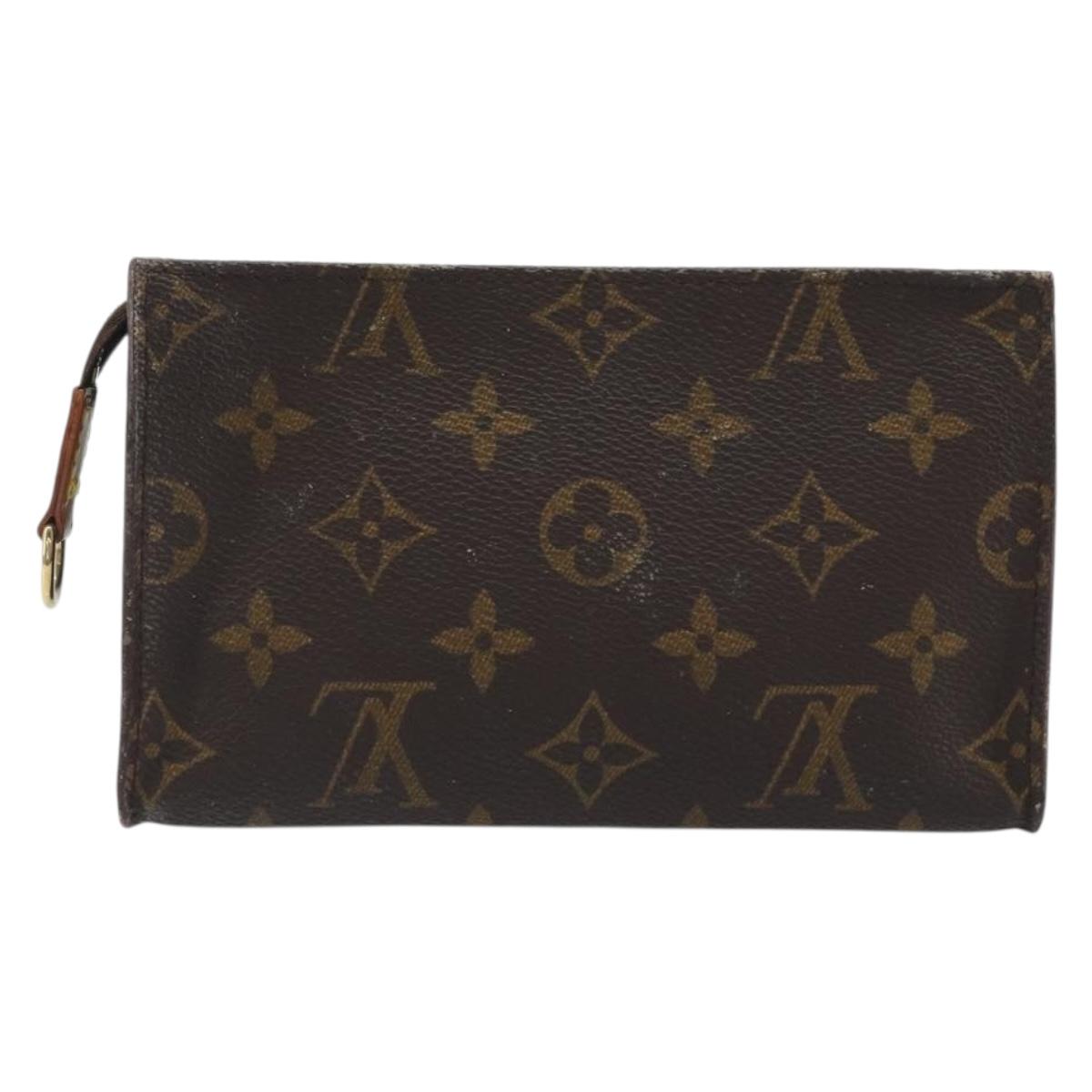 LOUIS VUITTON Monogram Bucket PM Accessory Pouch LV Auth hk3954