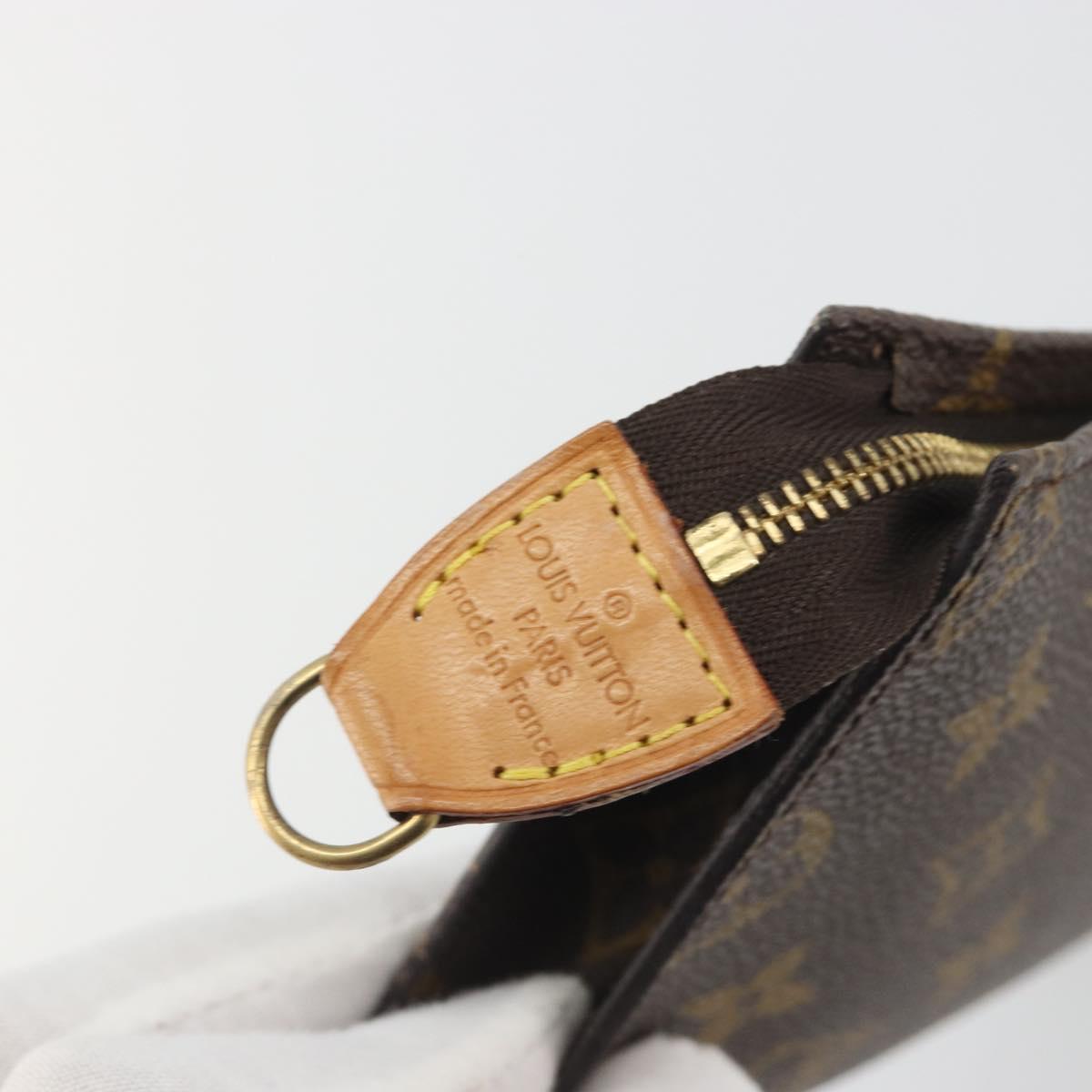 LOUIS VUITTON Monogram Bucket PM Accessory Pouch LV Auth hk3955