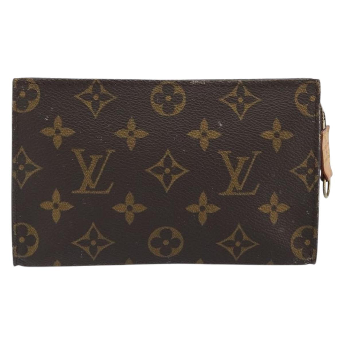 LOUIS VUITTON Monogram Bucket PM Accessory Pouch LV Auth hk3955