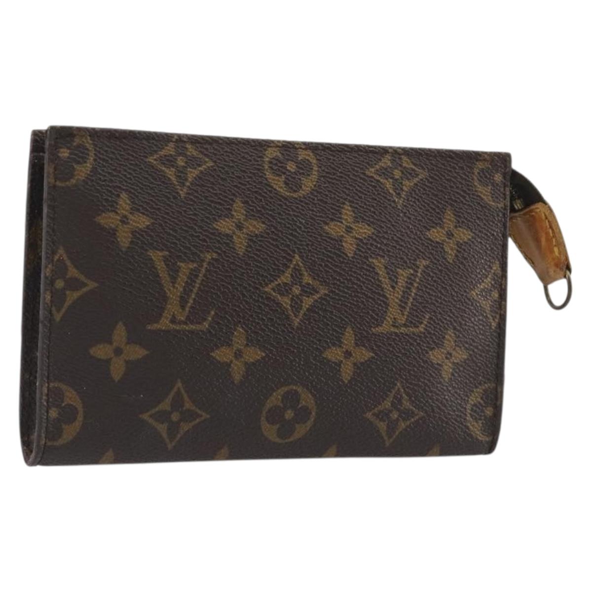 LOUIS VUITTON Monogram Bucket PM Accessory Pouch LV Auth hk3956