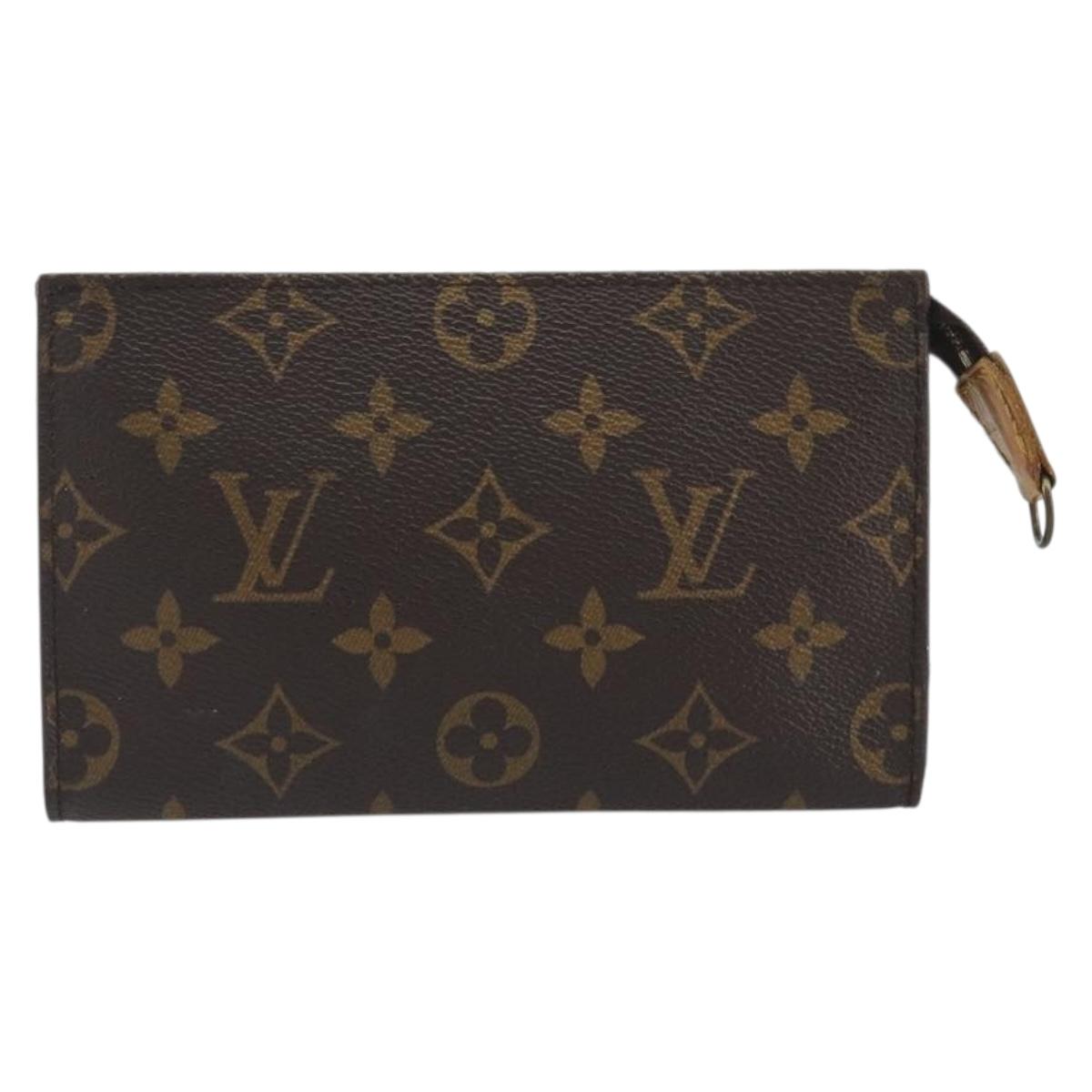 LOUIS VUITTON Monogram Bucket PM Accessory Pouch LV Auth hk3956