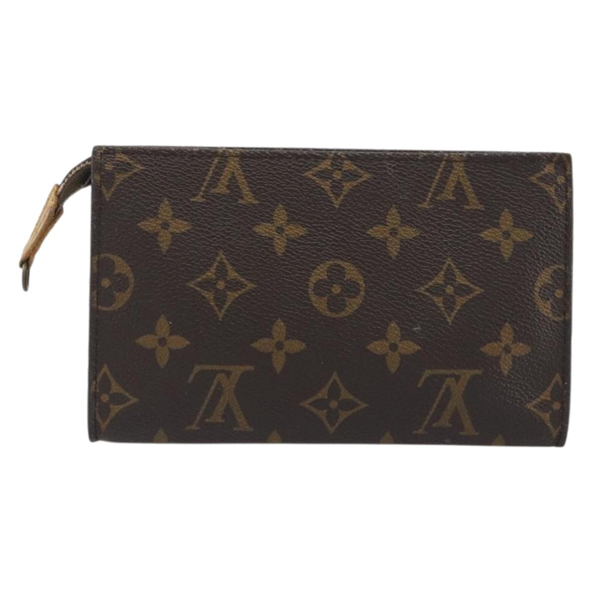 LOUIS VUITTON Monogram Bucket PM Accessory Pouch LV Auth hk3956
