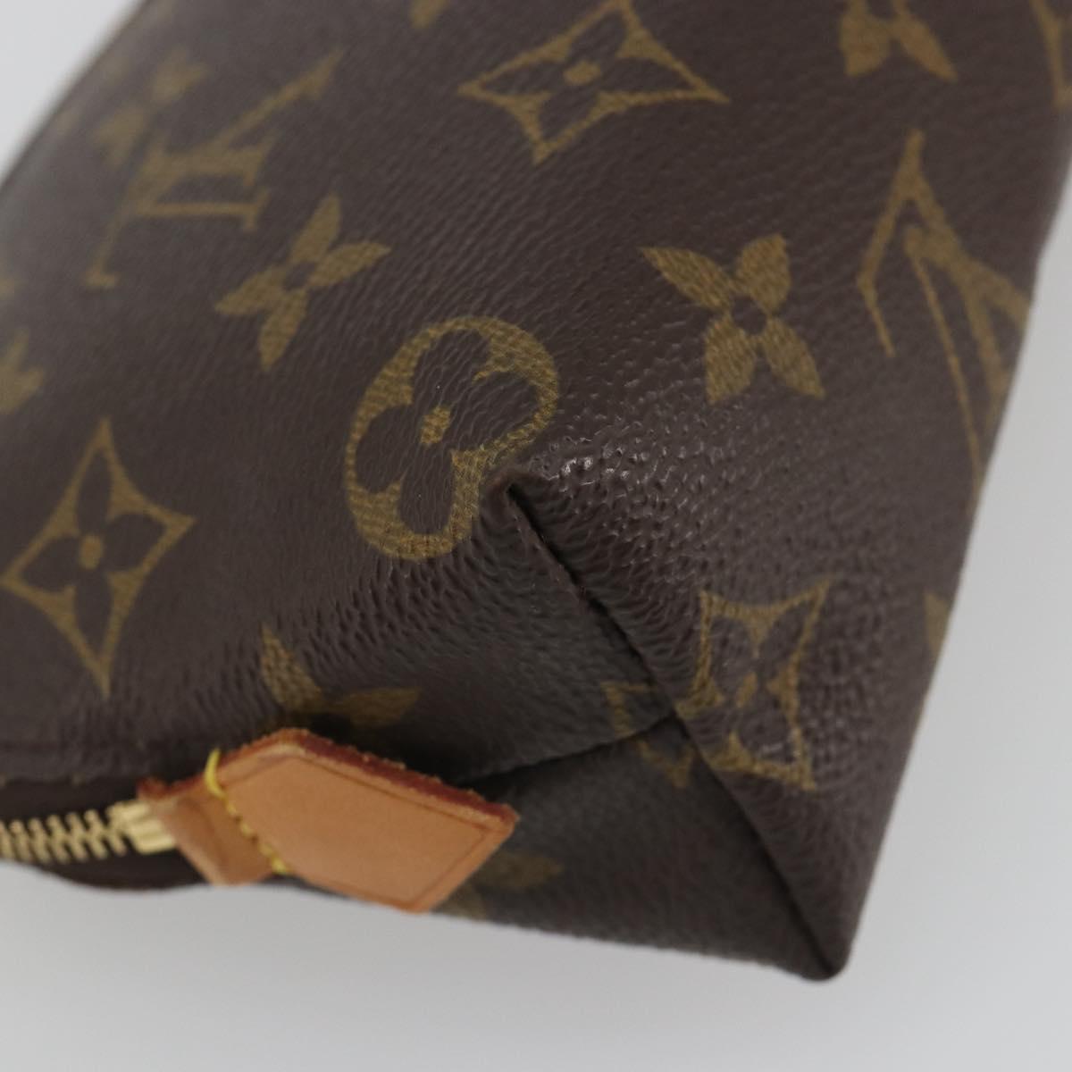 LOUIS VUITTON Monogram Pochette Cosmetic PM Pouch M43998 LV Auth hk3957