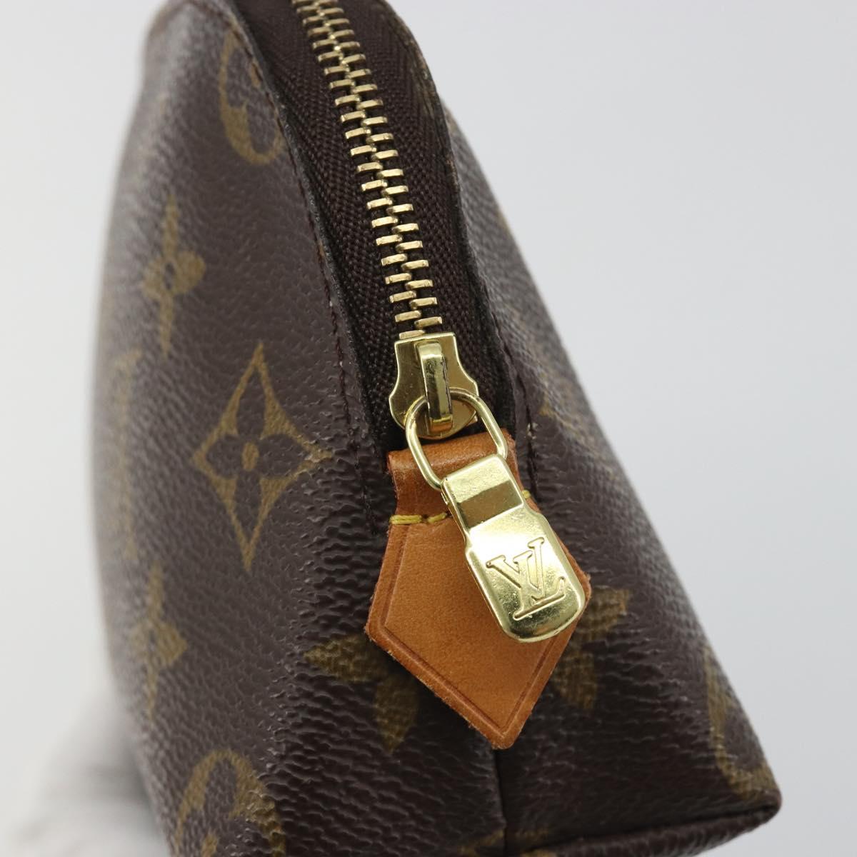 LOUIS VUITTON Monogram Pochette Cosmetic PM Pouch M43998 LV Auth hk3957