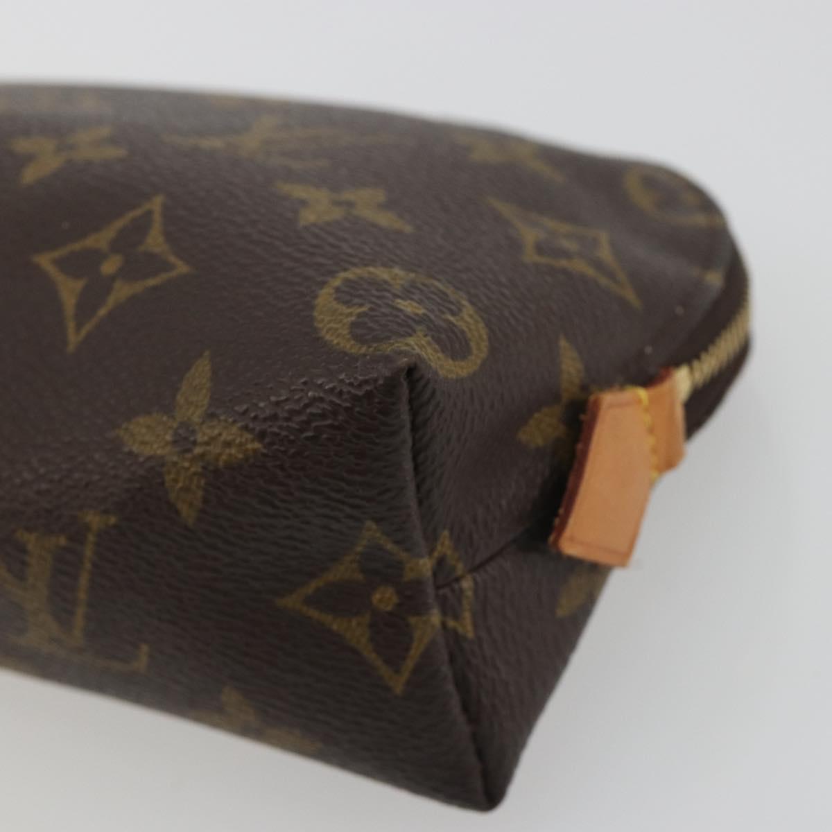 LOUIS VUITTON Monogram Pochette Cosmetic PM Pouch M43998 LV Auth hk3957