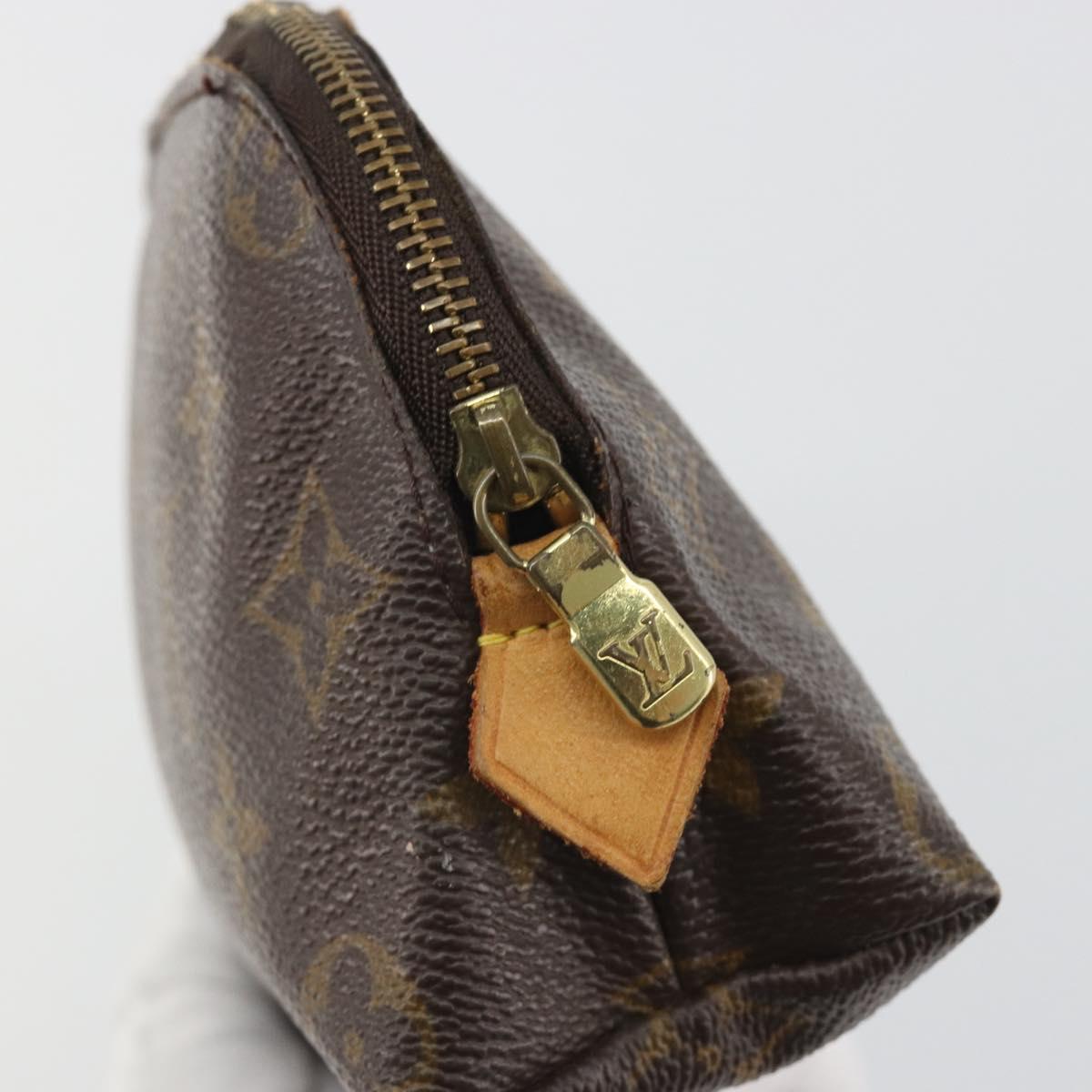 LOUIS VUITTON Monogram Pochette Cosmetic PM Pouch M43998 LV Auth hk3958