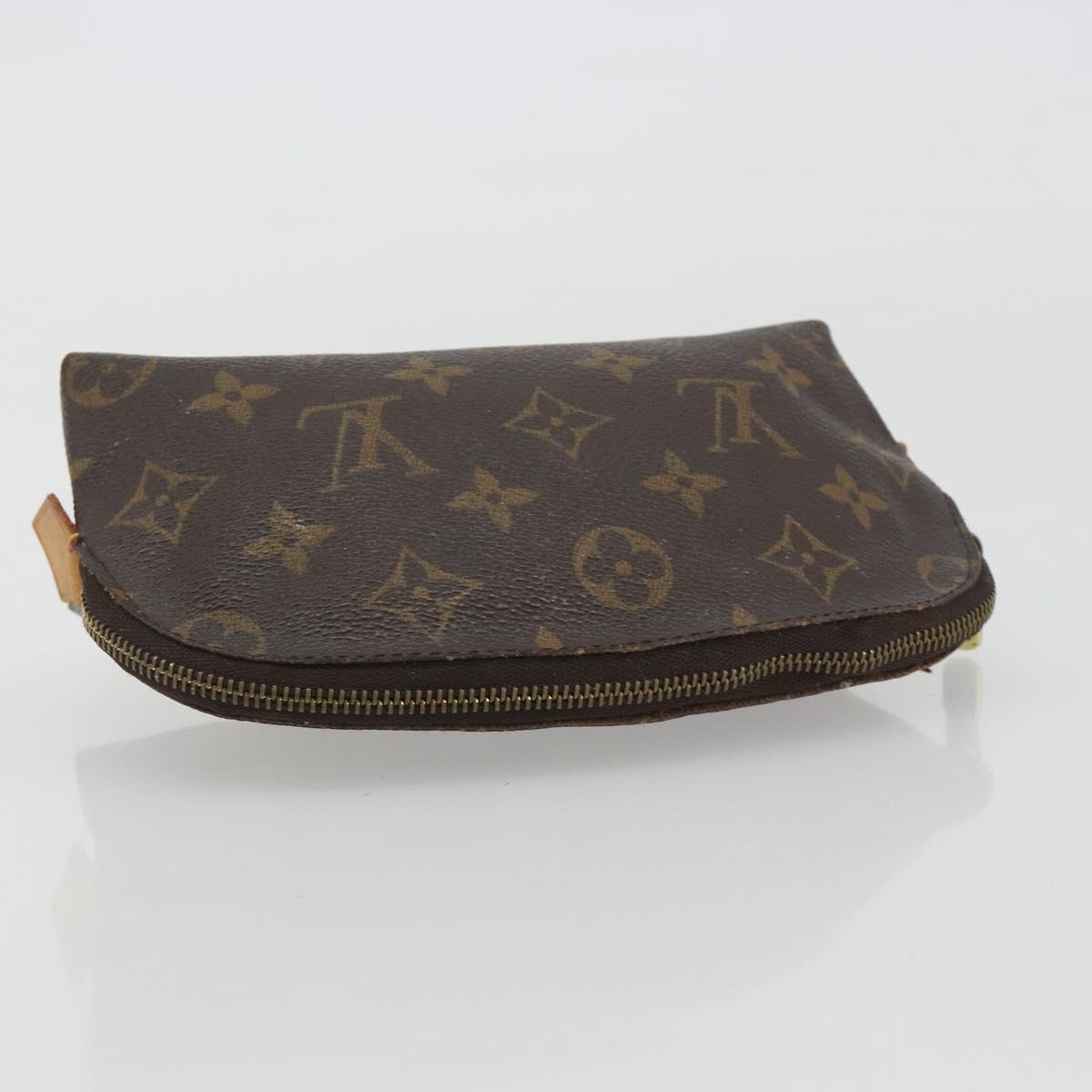 LOUIS VUITTON Monogram Pochette Cosmetic PM Pouch M43998 LV Auth hk3958