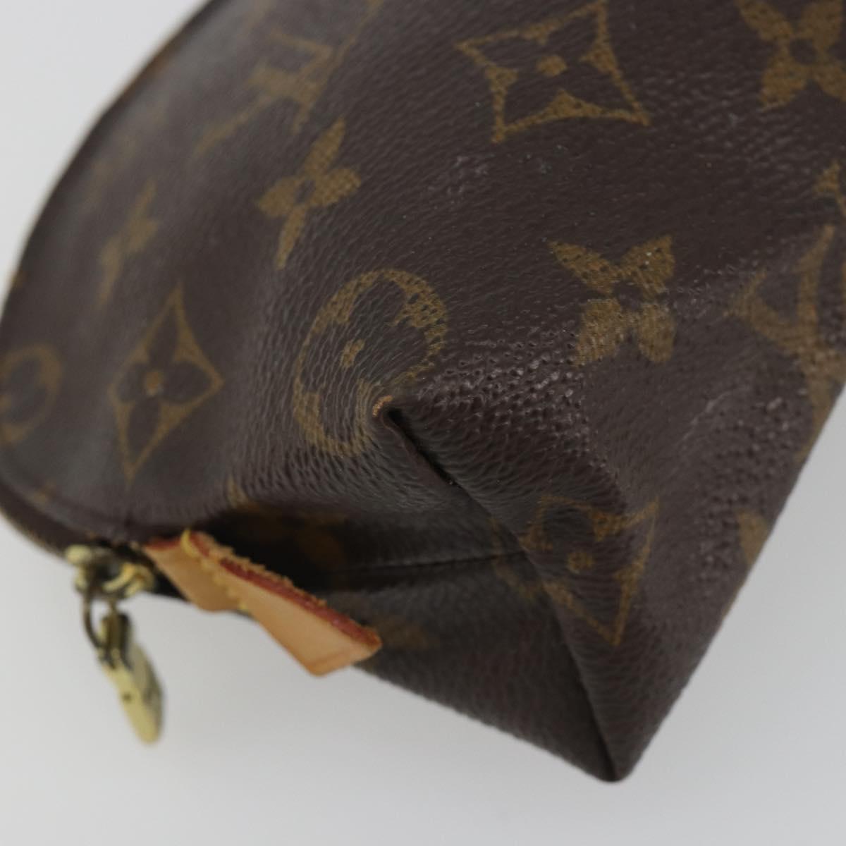 LOUIS VUITTON Monogram Pochette Cosmetic PM Pouch M43998 LV Auth hk3958