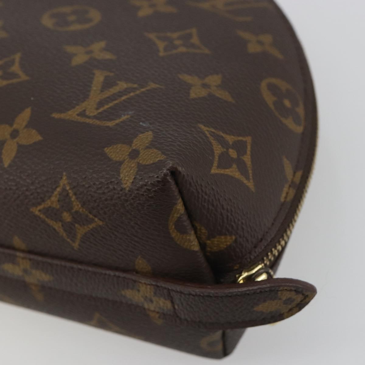 LOUIS VUITTON Monogram Pochette Cosmetic GM Cosmetic Pouch M47353 LV Auth hk3959
