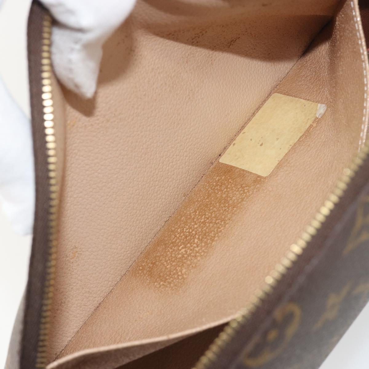 LOUIS VUITTON Monogram Pochette Cosmetic GM Cosmetic Pouch M47353 LV Auth hk3959