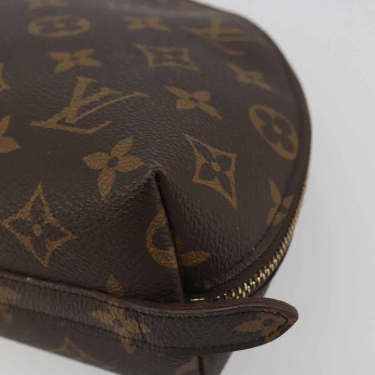 LOUIS VUITTON Monogram Pochette Cosmetic GM Cosmetic Pouch M47353 LV Auth hk3959