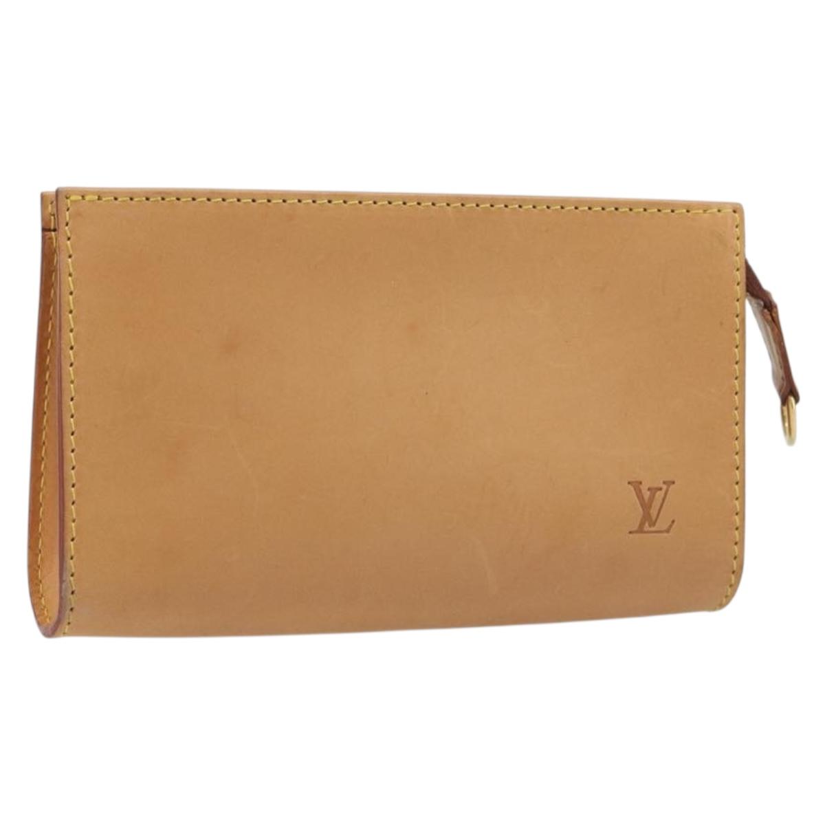 LOUIS VUITTON Nomad Male Ventiem Pouch 20th Anniversary Beige M99070 Auth hk3960