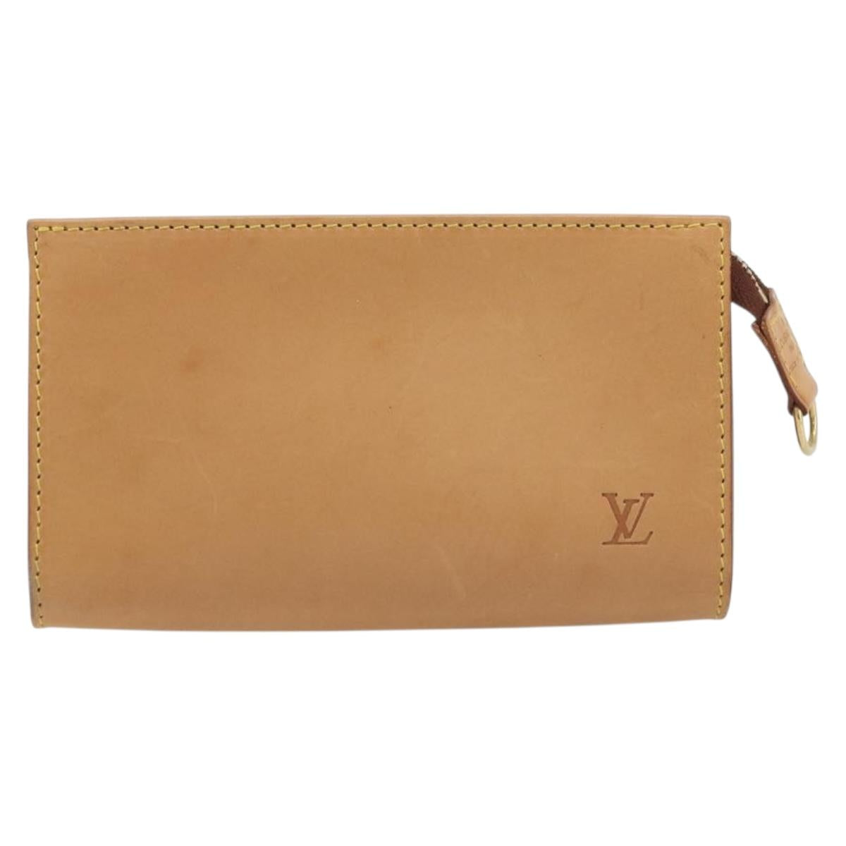 LOUIS VUITTON Nomad Male Ventiem Pouch 20th Anniversary Beige M99070 Auth hk3960