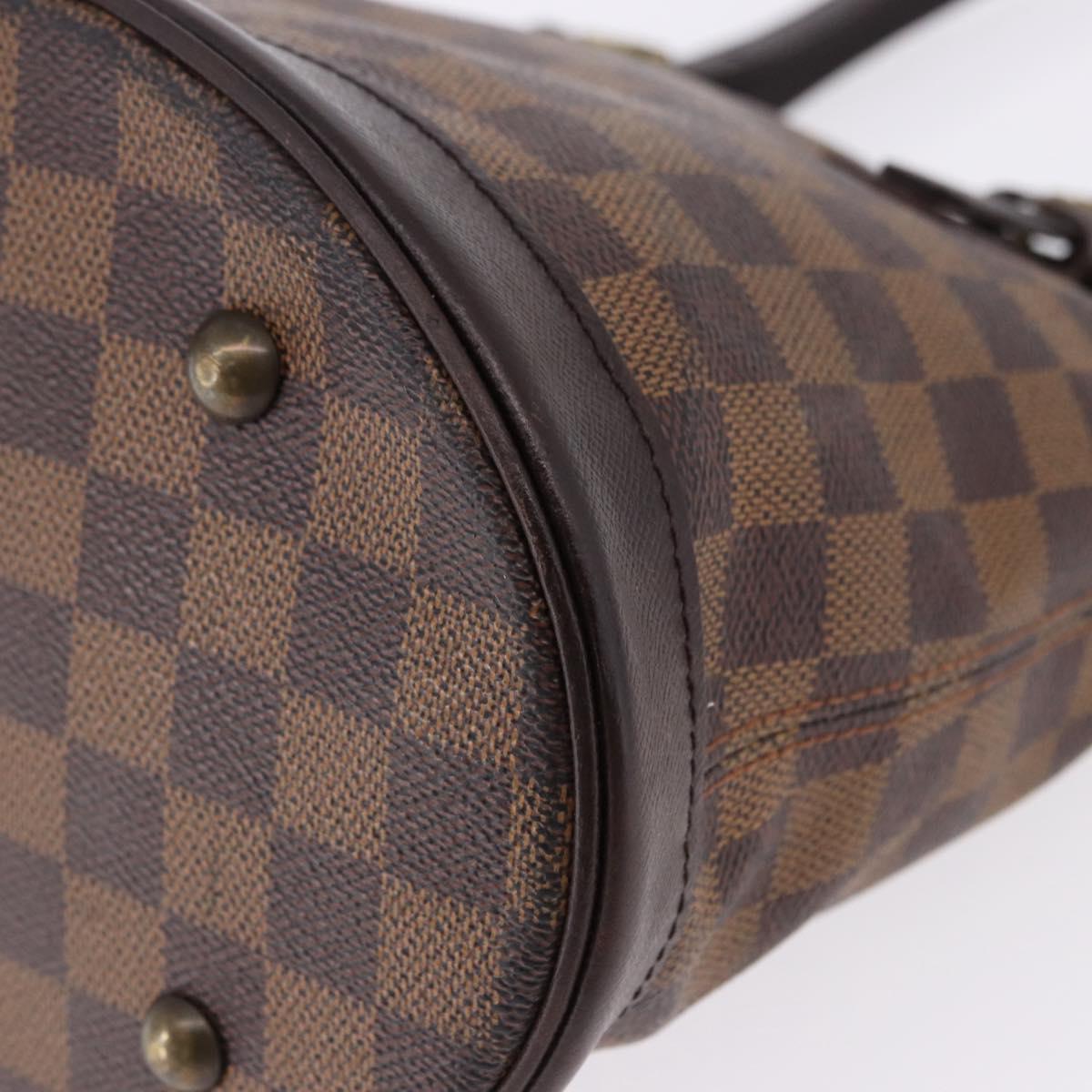 LOUIS VUITTON Damier Ebene Marais Shoulder Bag N42240 LV Auth hk3963