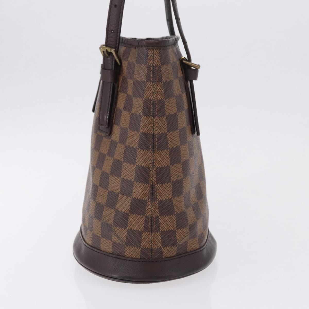 LOUIS VUITTON Damier Ebene Marais Shoulder Bag N42240 LV Auth hk3963