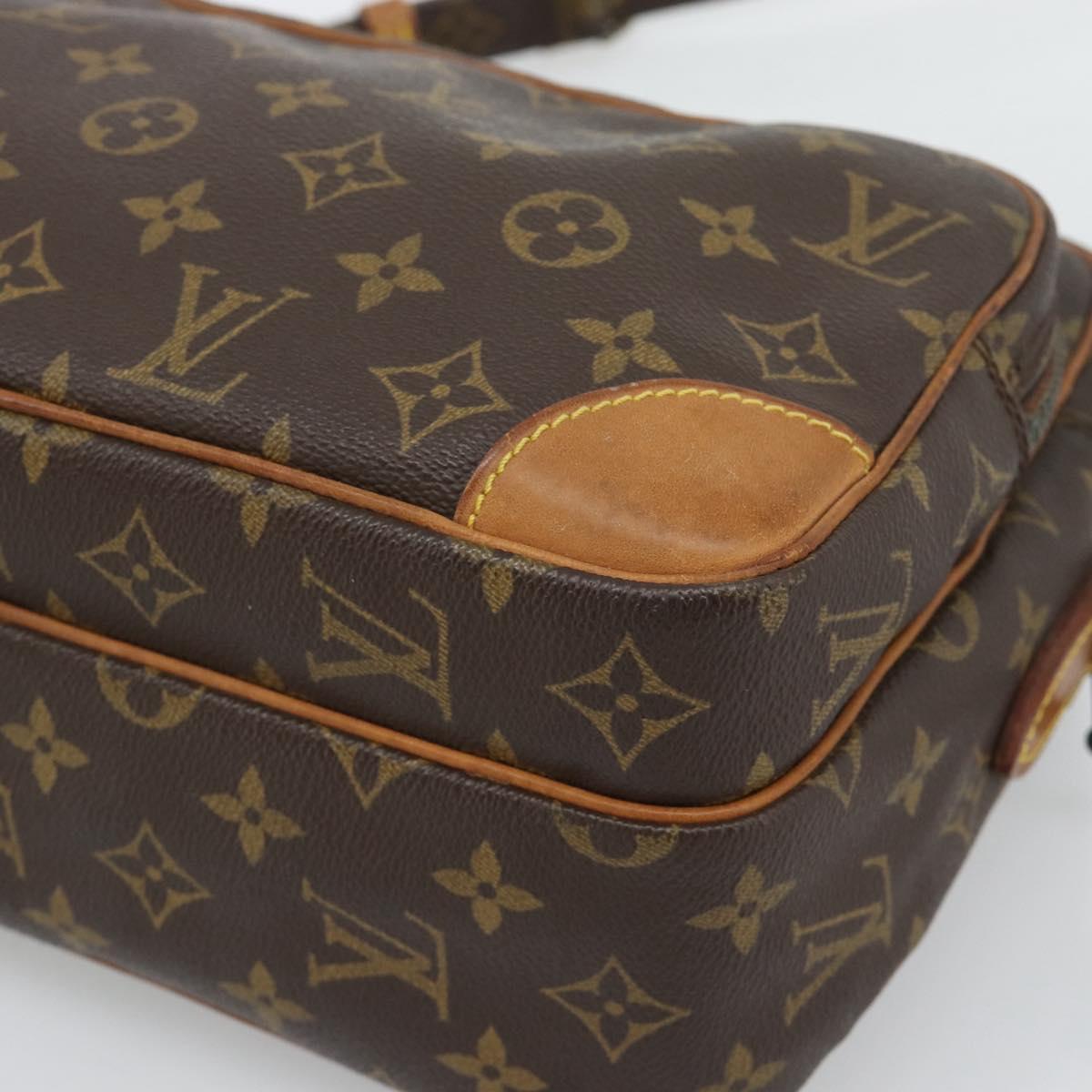 LOUIS VUITTON Monogram Nile Shoulder Bag M45244 LV Auth hk3964